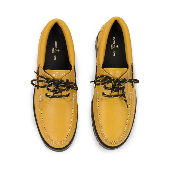 Louis Vuitton Yellow Summerland Boat Shoes Size 8 - Picture 2 of 7